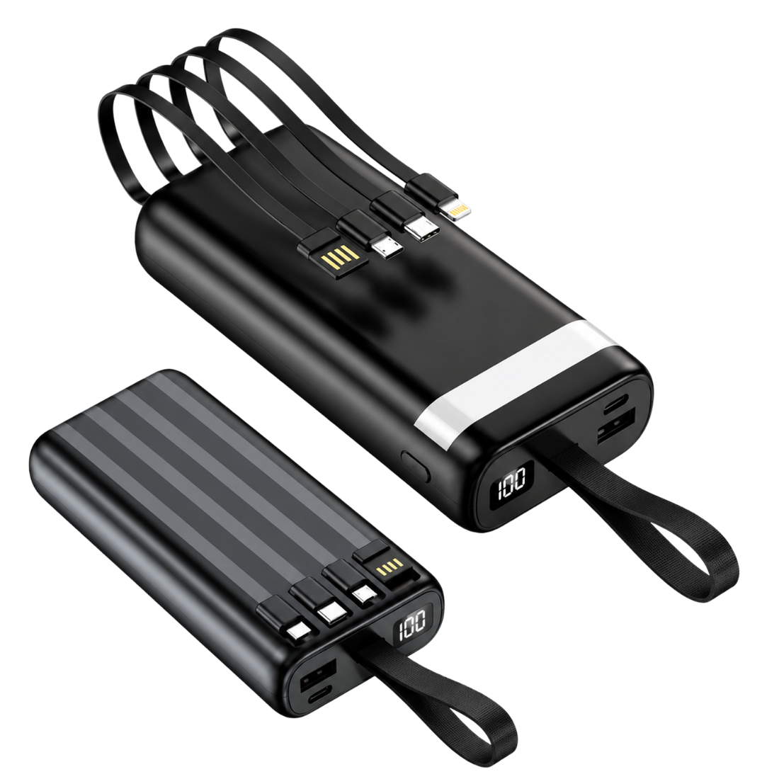 POWER BANK 20000MAH CARREGADOR PORTÁTIL UNIVERSAL CARGA RÁPIDA LANTERNA ANDROID IPHONE