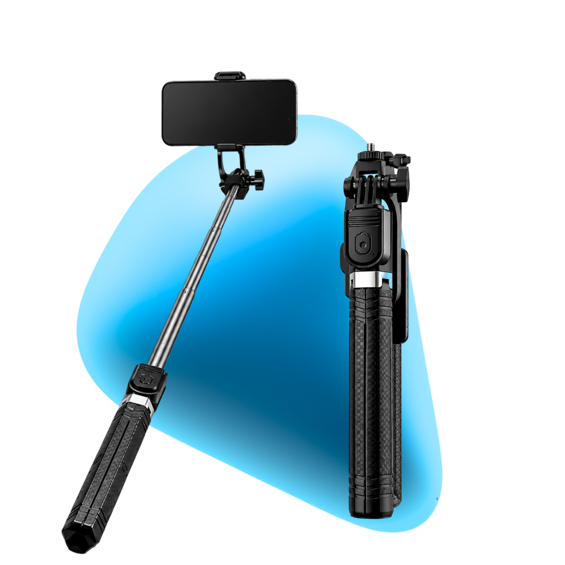 Bastão Tripé 1,7m Selfie Para Celular C/ Controle Sem Fio