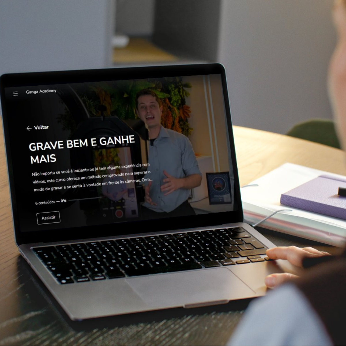 Grave Bem e Ganhe Mais | GangaAcademy - Aprenda a Gravar vídeos que vendem, mesmo sem experiência