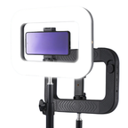StudioFlex - Luz de Estúdio Portátil Potente e Ajustável com CRI >95, 20W, 8000mAh, 2700K-6500K, 1% a 100% Brilho, USB-C, 1/4" Rosca, 460g, para Vídeo, Fotografia, Streaming, E-commerce, YouTube