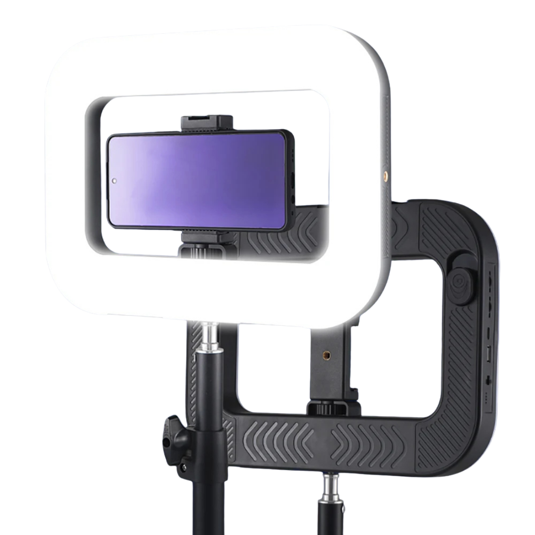 StudioFlex - Luz de Estúdio Portátil Potente e Ajustável com CRI >95, 20W, 8000mAh, 2700K-6500K, 1% a 100% Brilho, USB-C, 1/4" Rosca, 460g, para Vídeo, Fotografia, Streaming, E-commerce, YouTube
