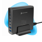 Carregador Turbo 240W 6 ENTRADAS CARREGAMENTO RÁPIDO TIPO-C USB