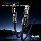 Carregador de 200w + Cabos 4 em 1