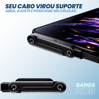 CABO USB-C 240W CARGA RÁPIDA SUPORTE DOBRÁVEL CELULAR