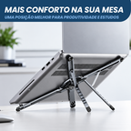 SUPORTE MAGNÉTICO DOBRÁVEL NOTEBOOK TABLET CELULAR ERGONÔMICO