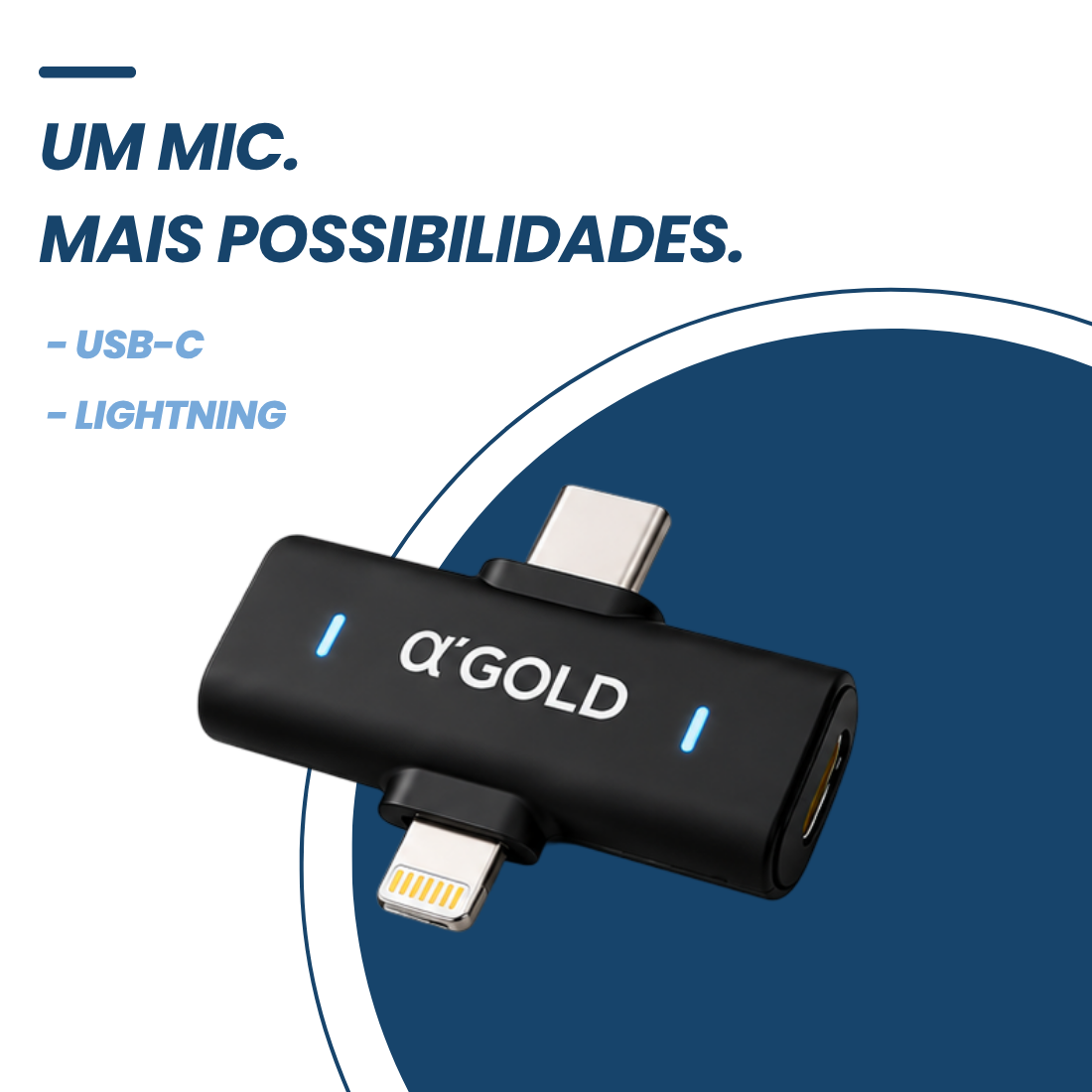 KIT MICROFONE LAPELA SEM FIO DUPLO 2 MICS IPHONE ANDROID