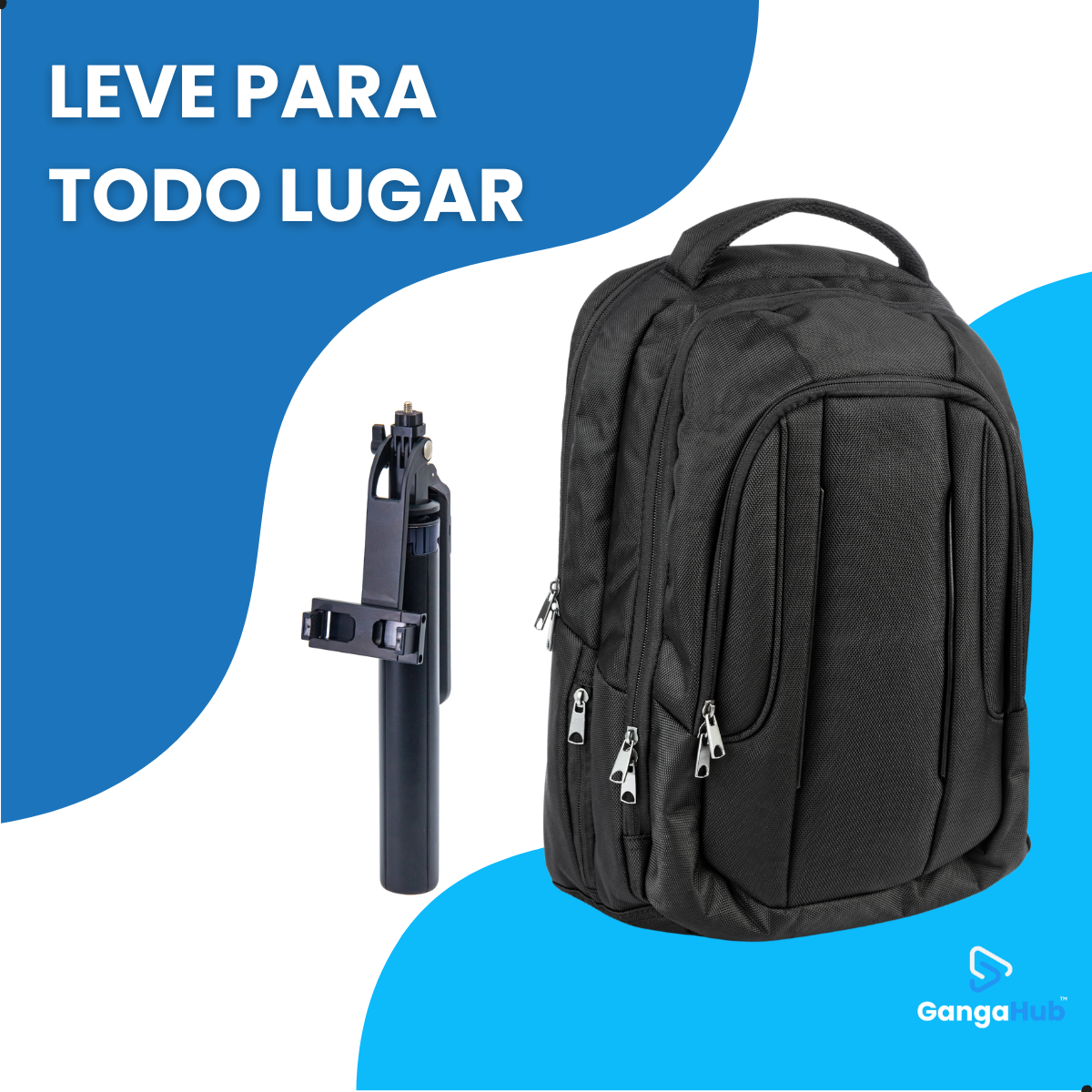 VlogTower - O Tripé Multifuncional 3 em 1 para Todas as Suas Necessidades de Gravação