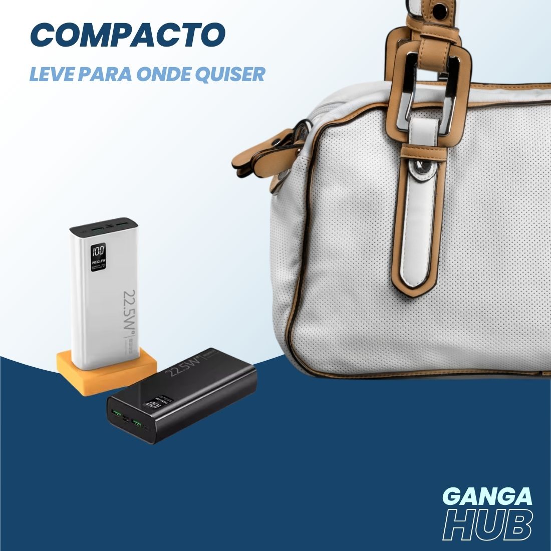 Power X Pro 80k - Power Bank Portátil de Alta Capacidade com Carga Rápida 120W