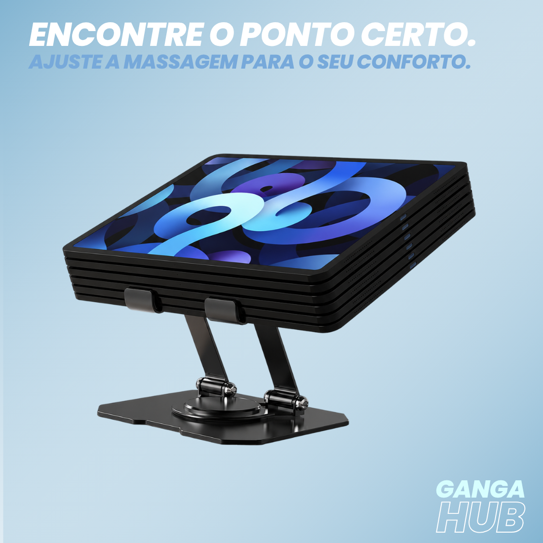 SUPORTE CELULAR TABLET AJUSTÁVEL DOBRÁVEL GIRATÓRIO 360