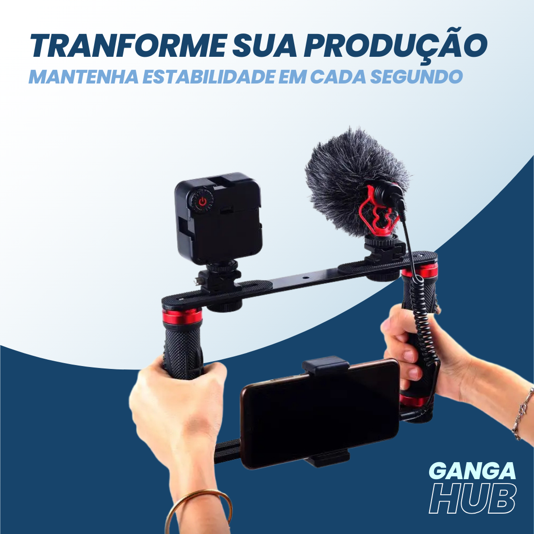 GripShot Duo – Segure, grave e domine o conteúdo