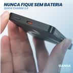 Carregador Portátil Magnético MagSafe 5000mAh Ultra Fino USB-C