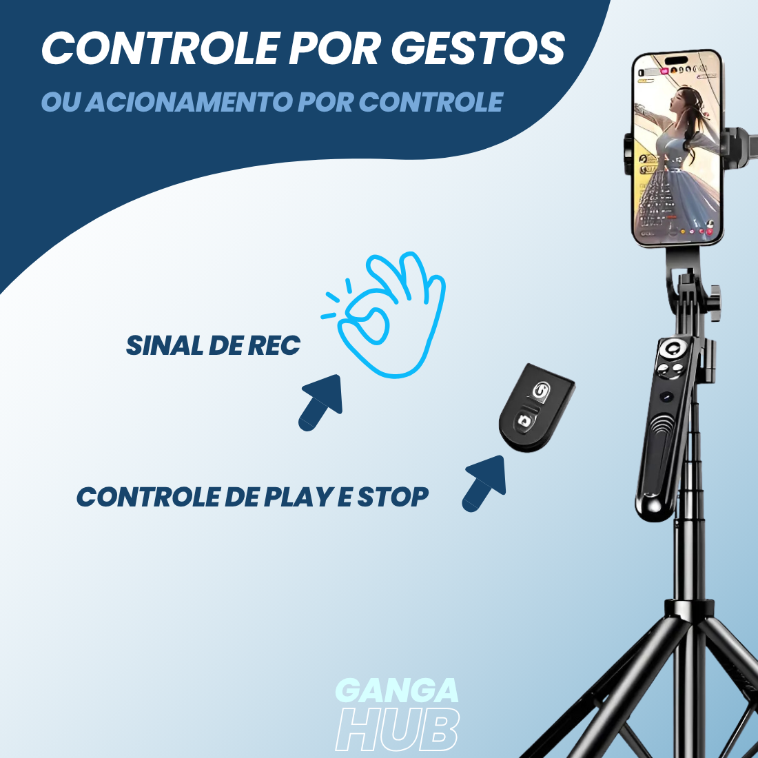 VLOG IA - Seu Cameraman Robô com 1,80m de Altura.