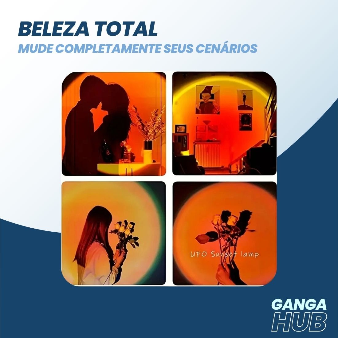 AuraLite Mood - Luz ambiente com efeito natural e mágico