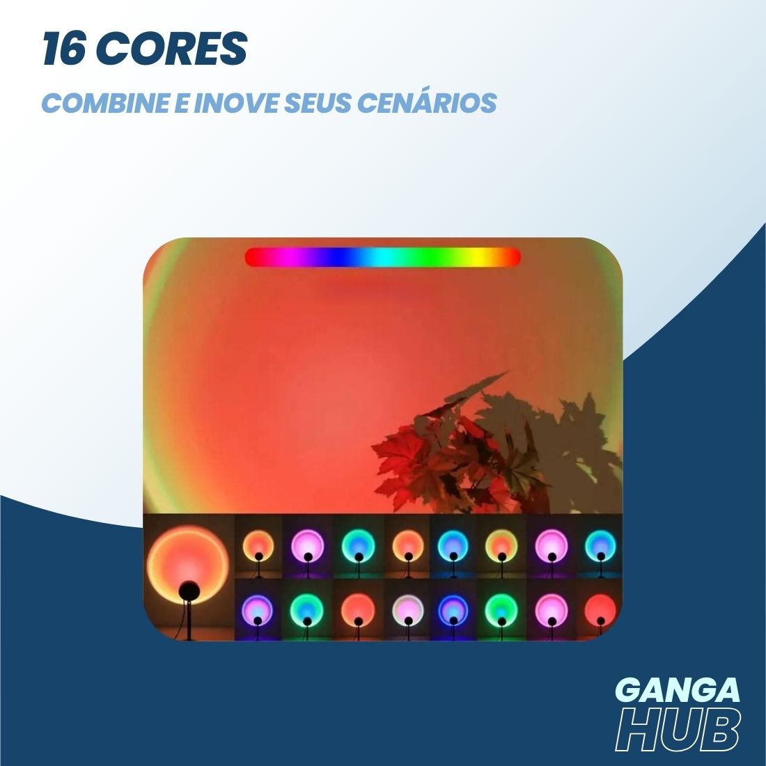 AuraLite Mood - Luz ambiente com efeito natural e mágico