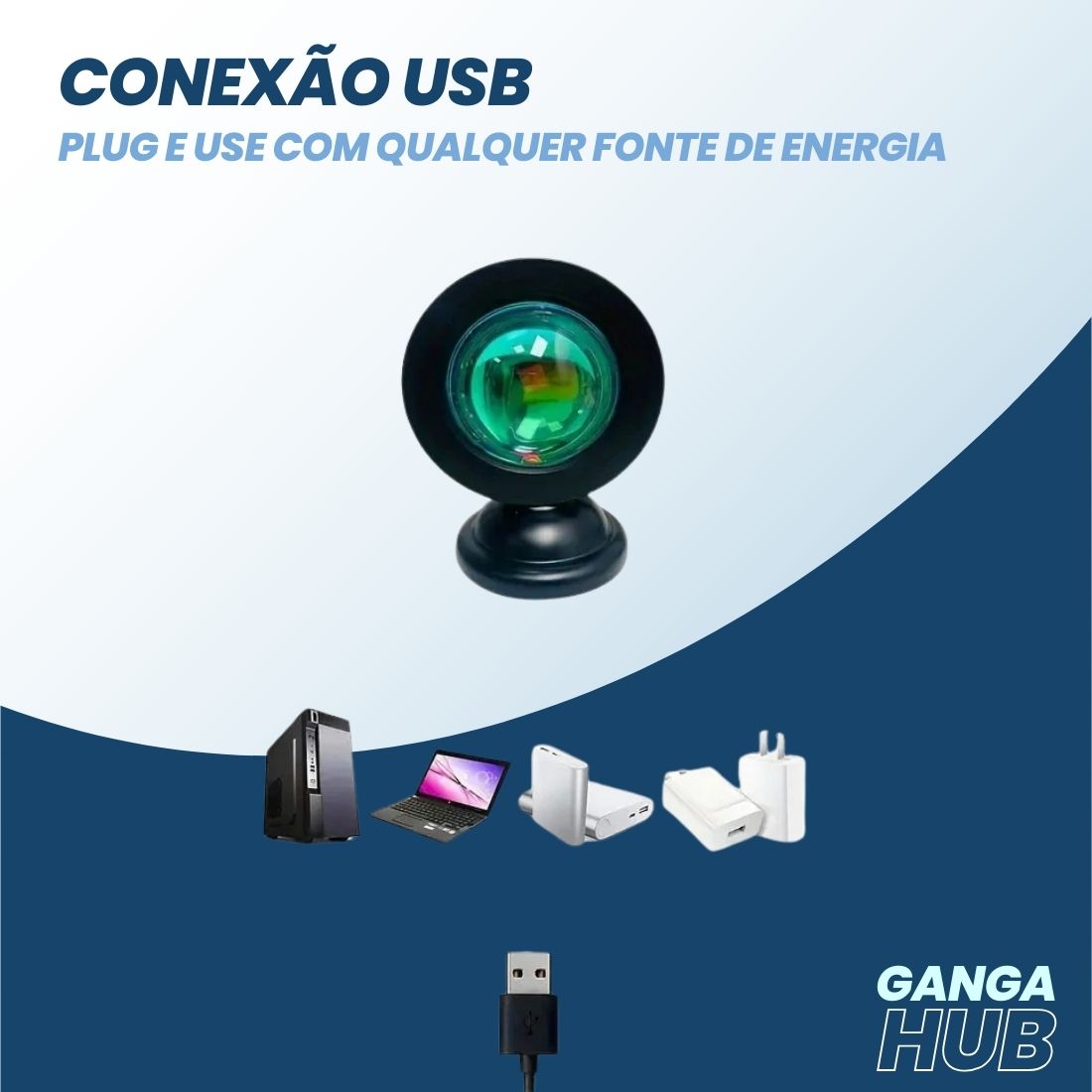 AuraLite Mood - Luz ambiente com efeito natural e mágico