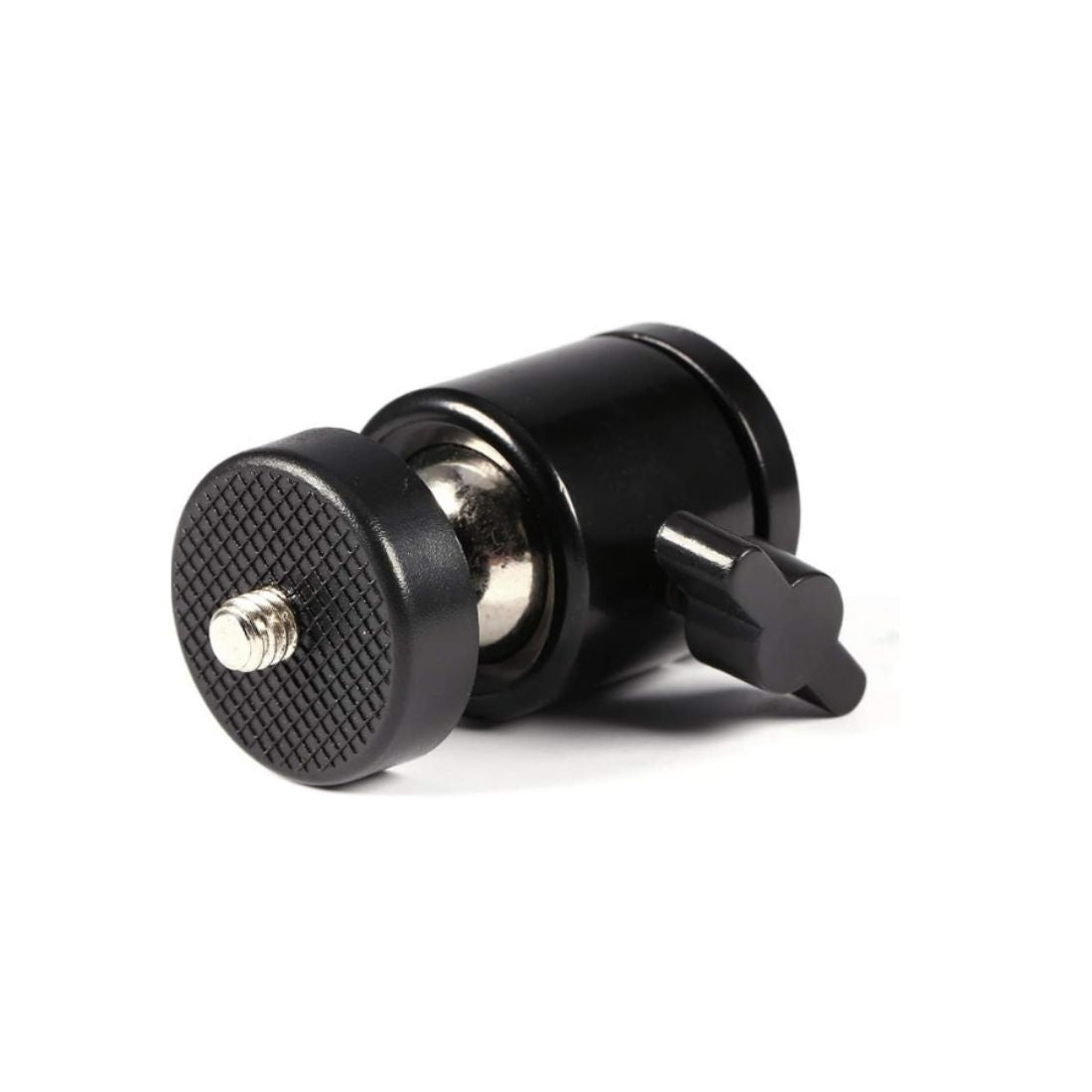 BallPro 360 - Mini Cabeça para Tripé com Rotação e Suporte para Câmeras e LEDs