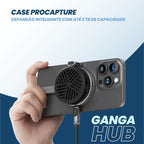 Expanda o armazenamento do seu iPhone 15 com o Case ProCapture. Este case NVMe oferece até 2 TB para vídeos 4K ProRes, ideal para criadores de conteúdo. Com tecnologia USB3.2 Gen2, transfira dados rapidamente. Compatível com MagSafe, é perfeito para fotógrafos e cineastas em movimento.