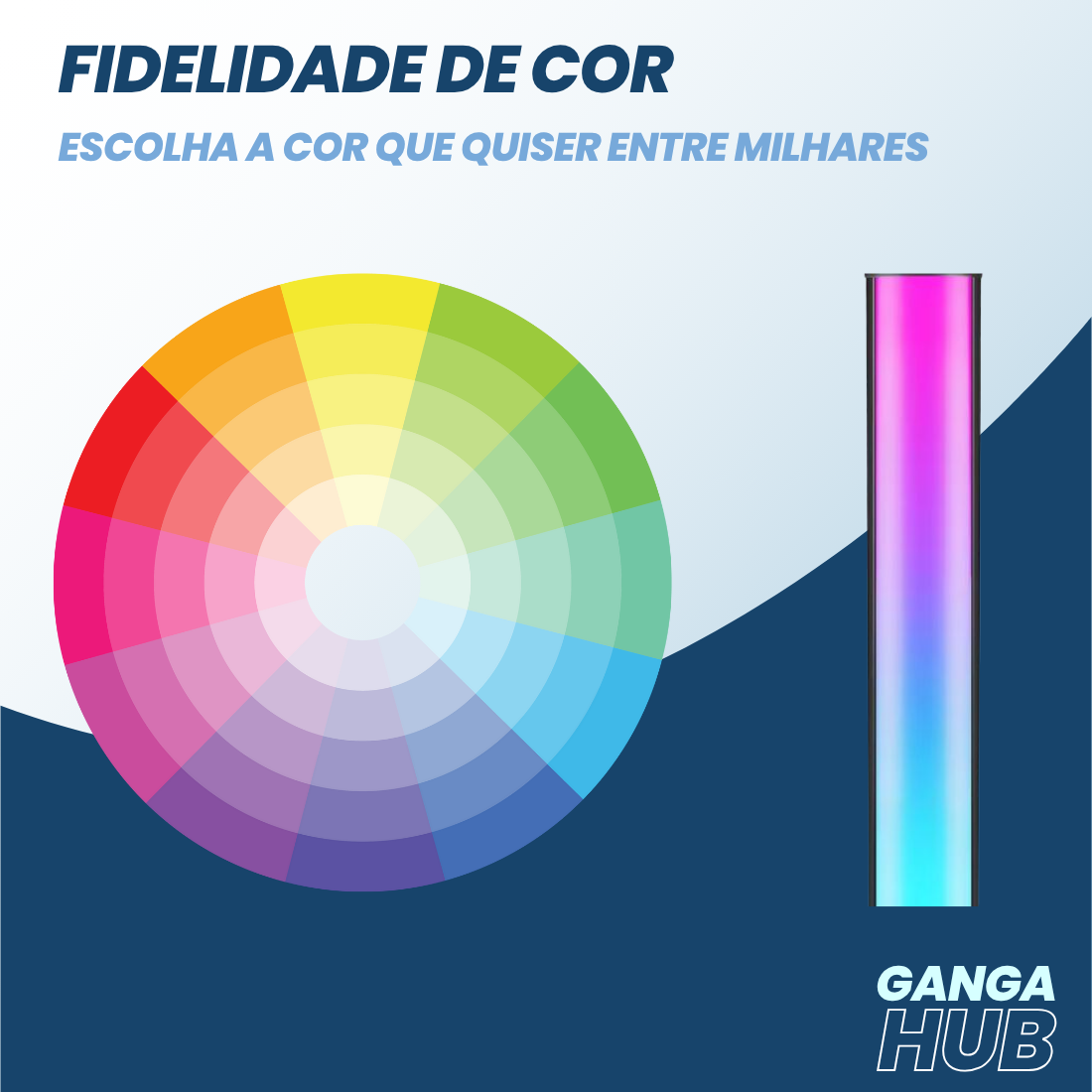 Chroma Pro - Bastão de Iluminação RGB portátil