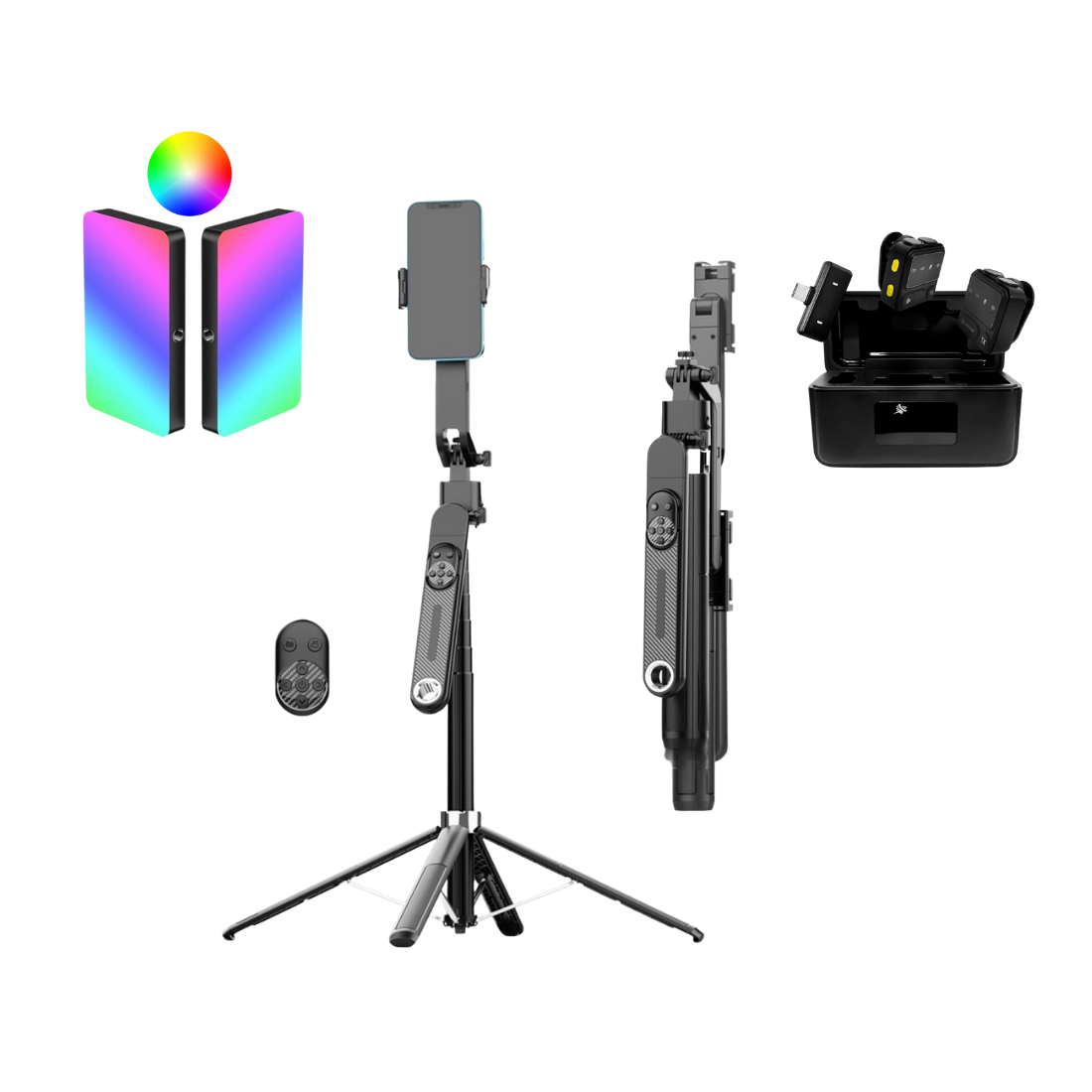 Creator Studio FULL - O Kit Estúdio Completo para Vlogs, Lives e Produções Profissionais