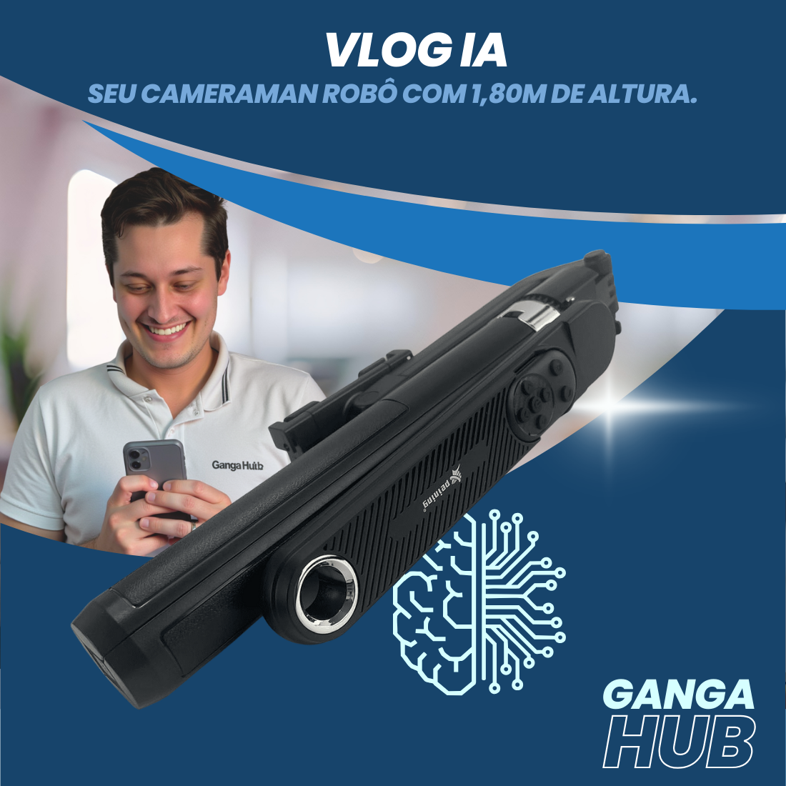 Creator Studio FULL - O Kit Estúdio Completo para Vlogs, Lives e Produções Profissionais