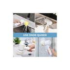 Aparelho Escova Giratória 360º Recarregável Multiuso Limpeza