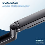 DeskMount PRO - Ergonomia, força e precisão no seu setup