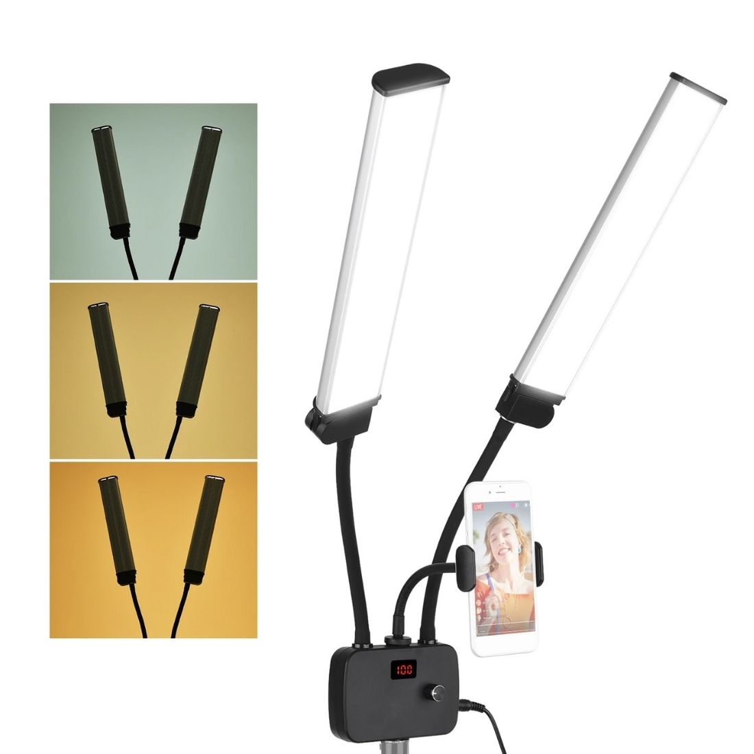 Dualight Studio - A Luz de Preenchimento Perfeita para Retratos, Vlogs e Lives