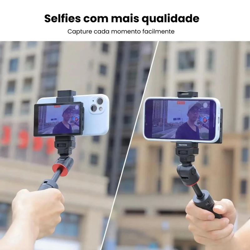 magem do Screen Hub, um espelhador de tela portátil com função de refletor Wi-Fi para celular. Ideal para melhorar fotos com a câmera traseira do smartphone, oferecendo visualização em tempo real. Acessório para criadores de conteúdo, leve e fácil de usar, compatível com dispositivos móveis. Espelhamento de alta qualidade, design compacto e conexão rápida via Wi-Fi. ganga hub