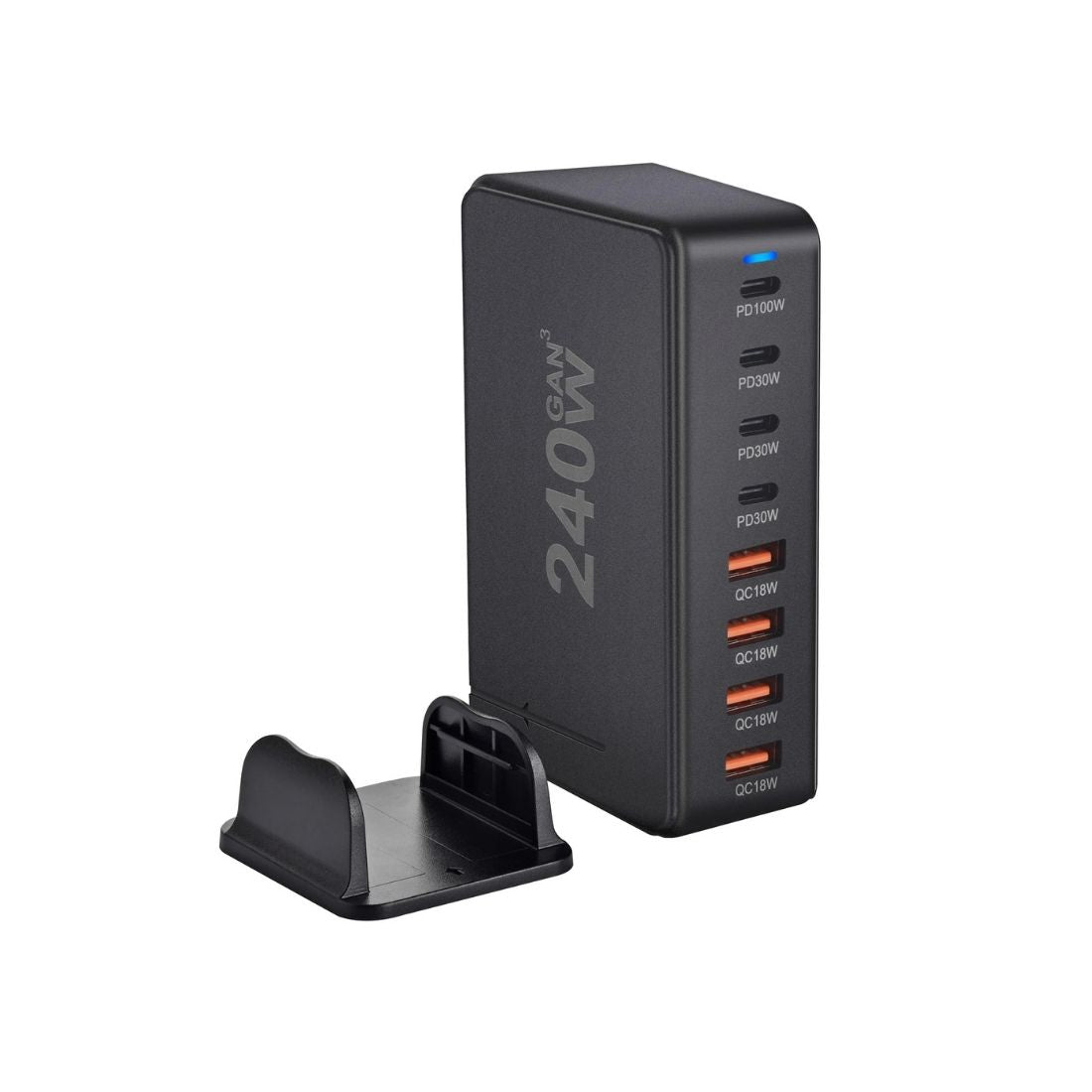 GaN Pro - Hub de Carga Rápida 8 em 1 Carregador USB-C 240W