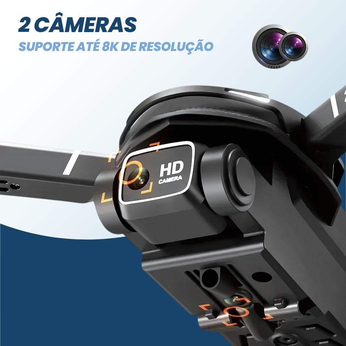 GangaFly V88 - Drone Estabilidade em voo, imagem em alta