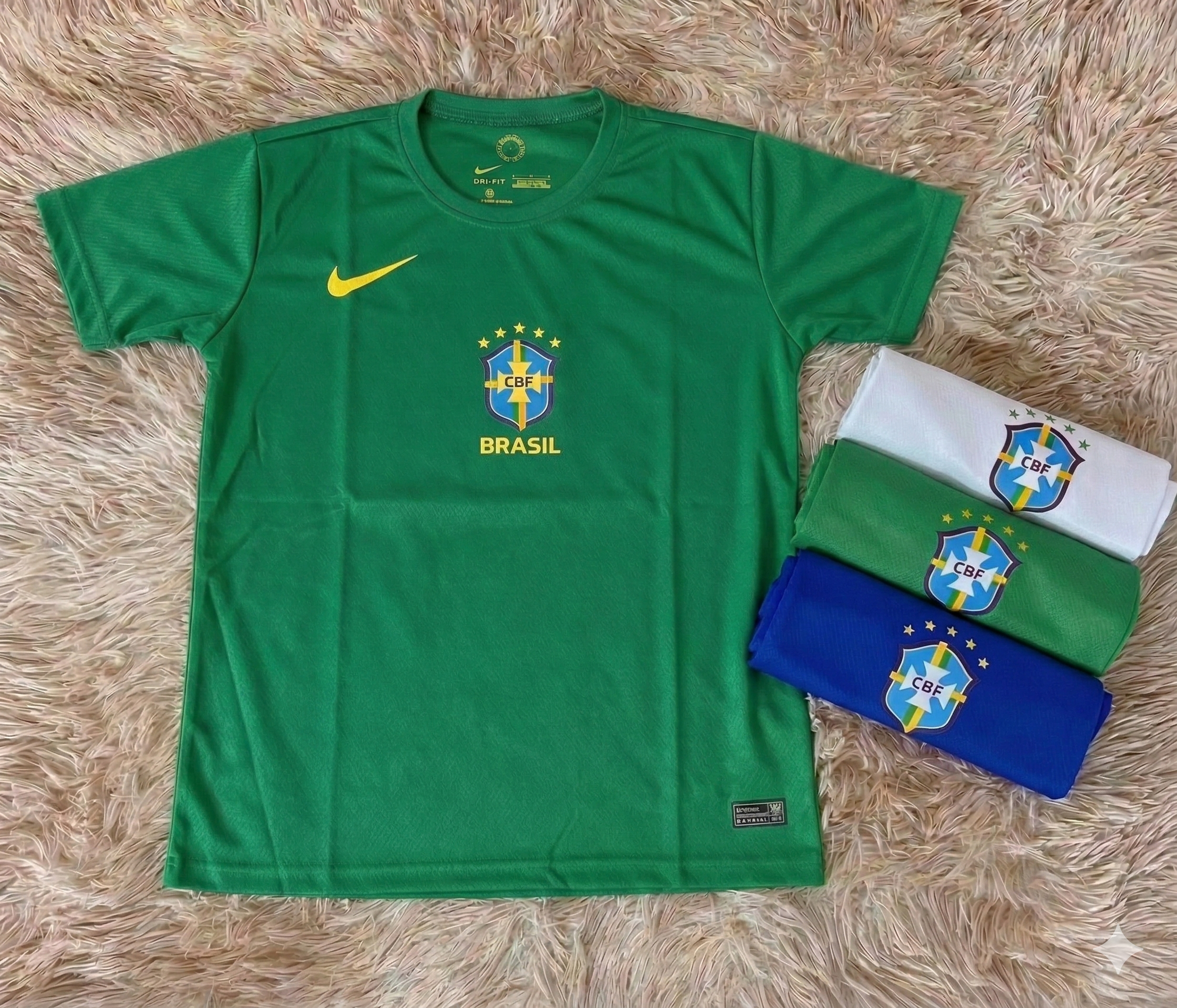 Camiseta De Time Brasil Torcedor Esportiva Dry Fit Cores