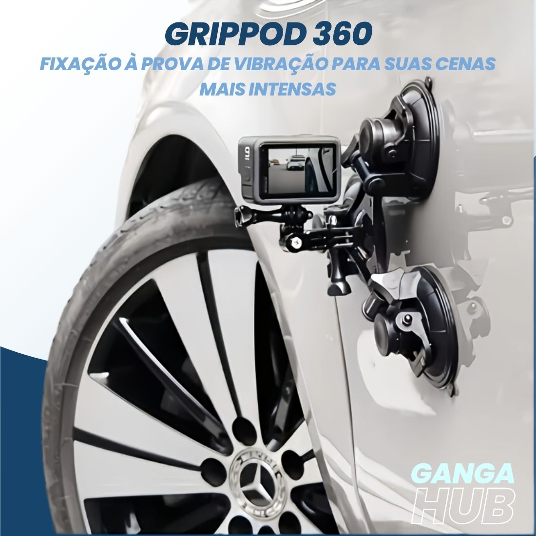 GripPod 360 - Fixação à Prova de Vibração para Suas Cenas Mais Intensas