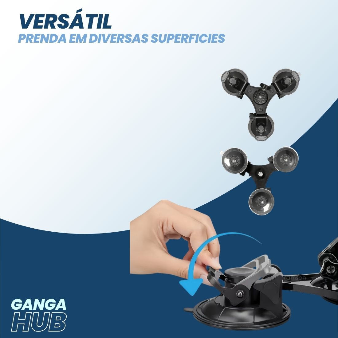 GripPod 360 - Fixação à Prova de Vibração para Suas Cenas Mais Intensas