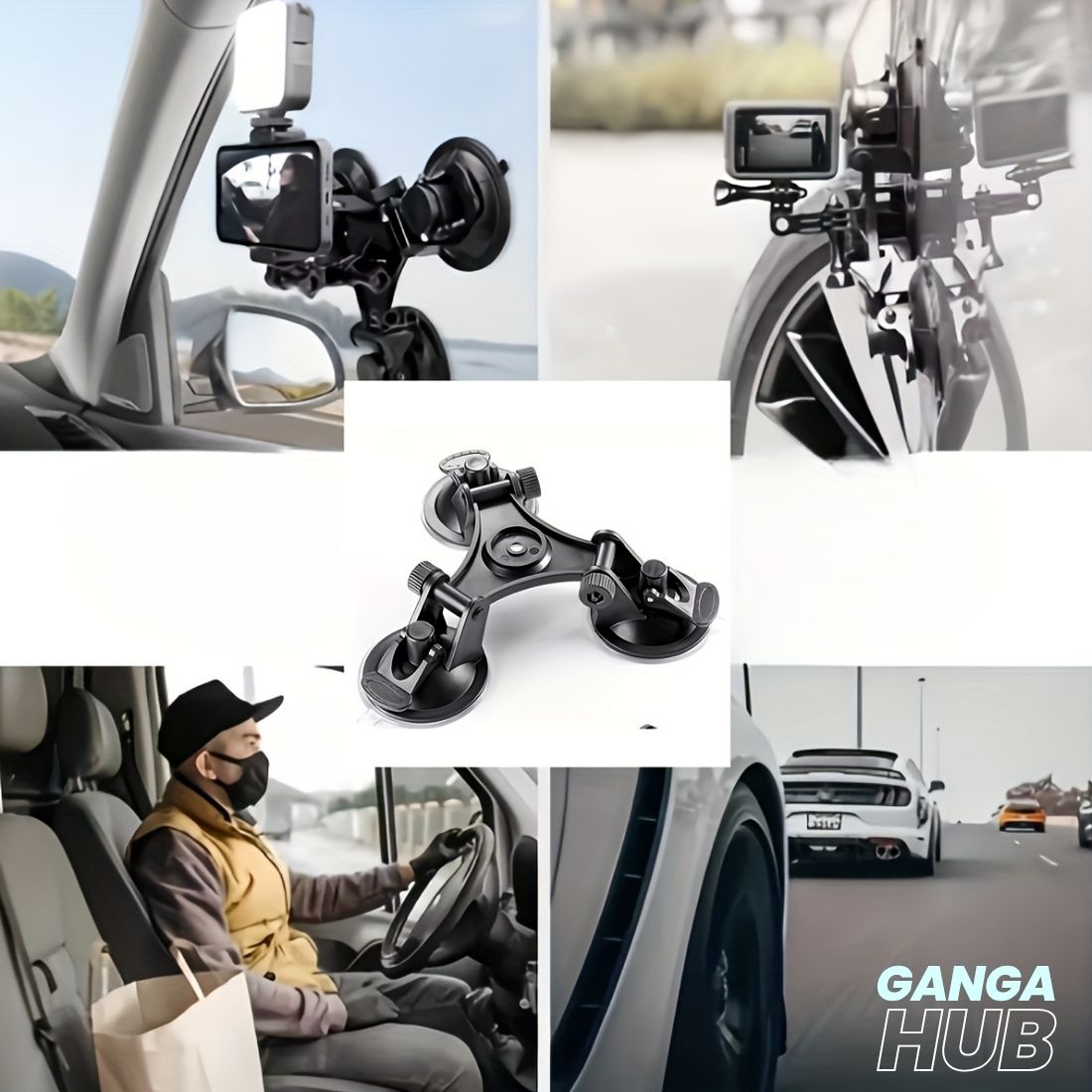 GripPod 360 - Fixação à Prova de Vibração para Suas Cenas Mais Intensas