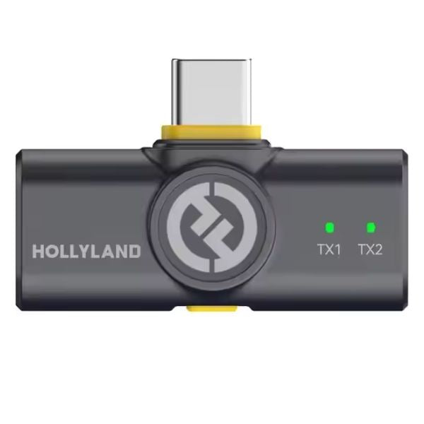 "Microfone de Lapela Sem Fio Hollyland Lark M2 Combo, Eleve a Qualidade das Suas Gravações, 2,4 GHz, Disponível na Gangahub"
