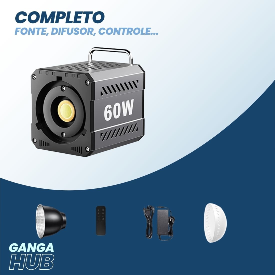 KinoFlex - Iluminação Potente e Controlável para Suas Produções.