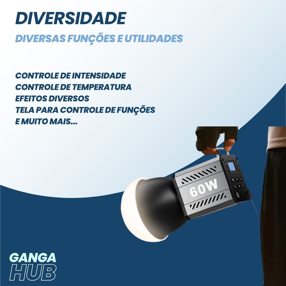 KinoFlex - Iluminação Potente e Controlável para Suas Produções.