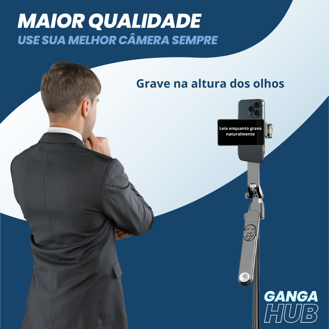 Kit Creator AI Pro - Seu Cameraman com Teleprompter.