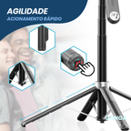Kit Creator AI Pro - Seu Cameraman com Teleprompter.