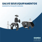 Kit 5 Adaptadores 1/4 -  Duplo Metálico para Tripés, Câmeras e Acessórios DSLR