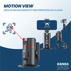 O Kit Engaja Pro - Bronze combina suporte inovador com rastreamento facial e tripé portátil para criadores em ascensão. Aprimore sua produção digital com facilidade e inovação.