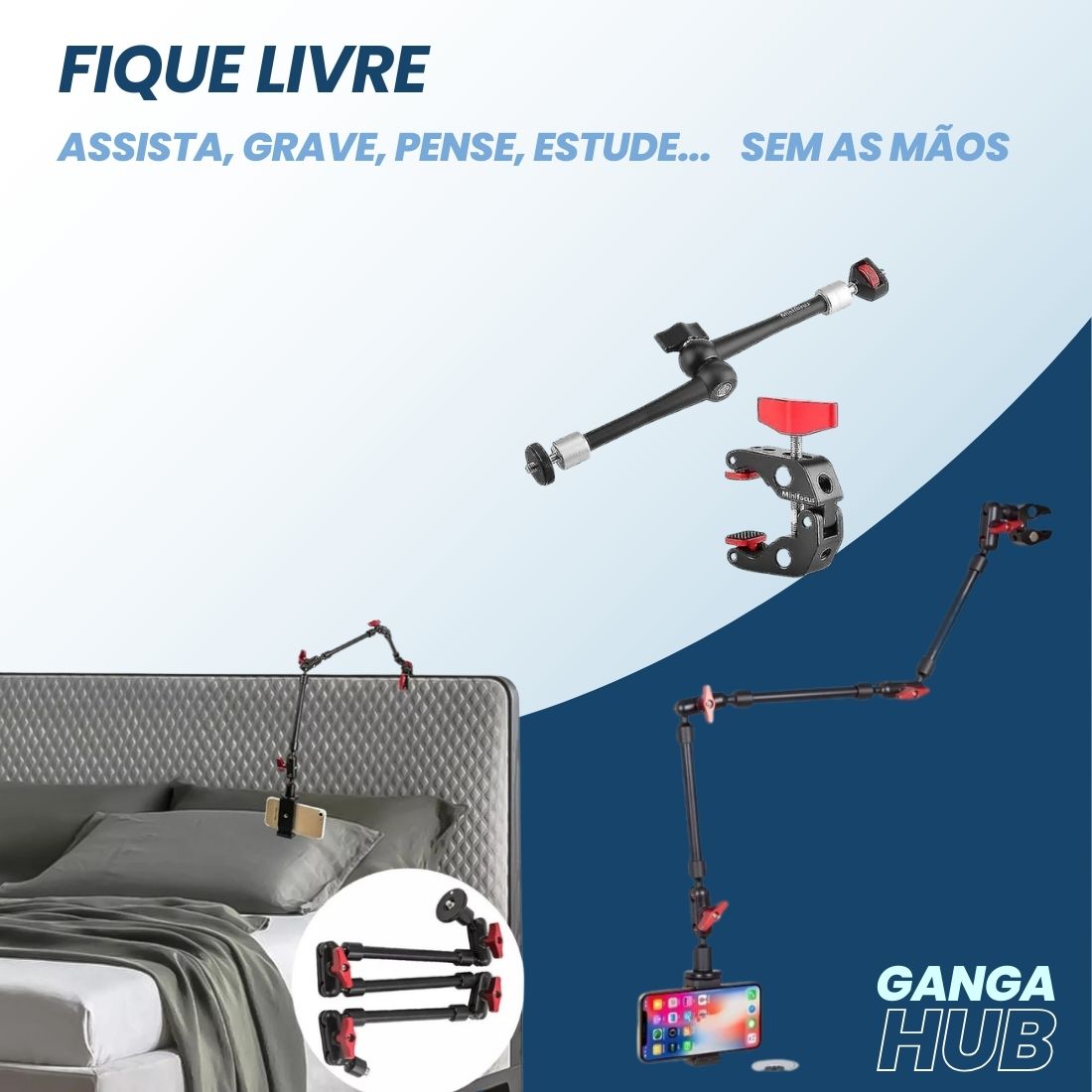 O Kit ROI Expert é perfeito para criadores de conteúdo e empresários que desejam fazer vídeos com qualidade profissional. Inclui teleprompter, microfone de lapela, espelhamento de celular e mais.