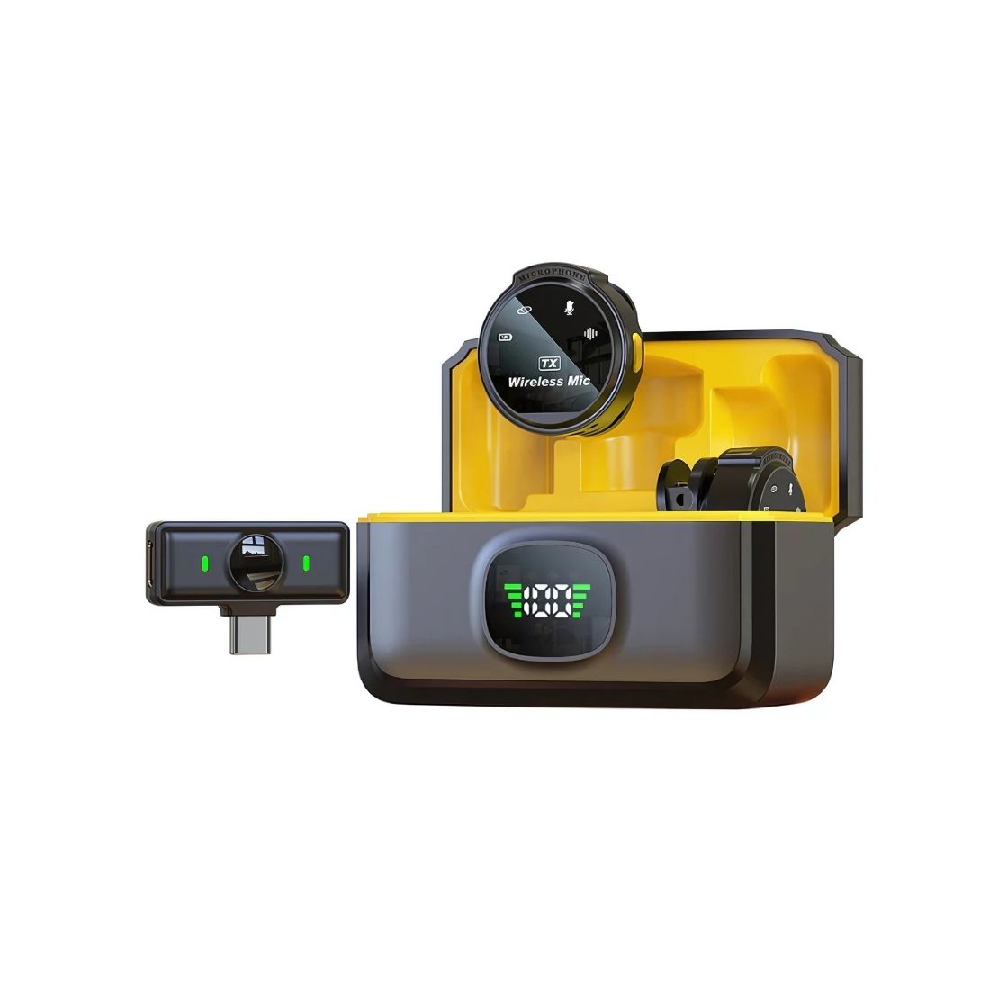 LapelWave Pro - Microfone de Lapela Sem Fio para iPhone, Android e Type-C