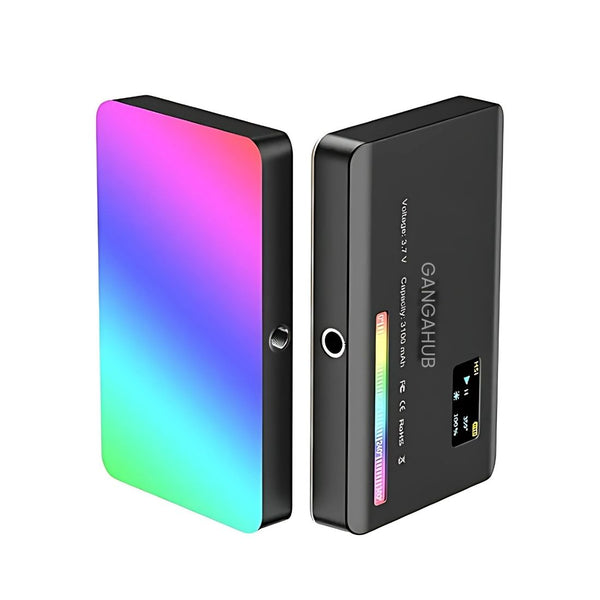 Explore a LumenAura W140 Pro RGB, a luz portátil LED profissional que oferece alto CRI, efeitos RGB vibrantes e ajuste de temperatura de cor de 2500K a 9000K para fotos e vídeos impressionantes.