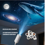 Mini Projetor Portátil 3D USB Flexível Luz Alta Resolução 4K