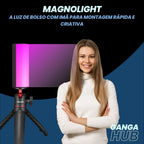 MagnoLight -  A Luz de Bolso com Imã para Montagem Rápida e Criativa