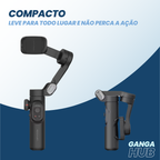 MasterGrip F8 - Gimbal Estabilizador 3 Eixos com Funções Inteligentes e Haste de Extensão