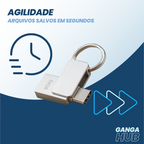 Pen Drive  Para Celular Tipo C Dual Drive Para Backup Android e Iphone