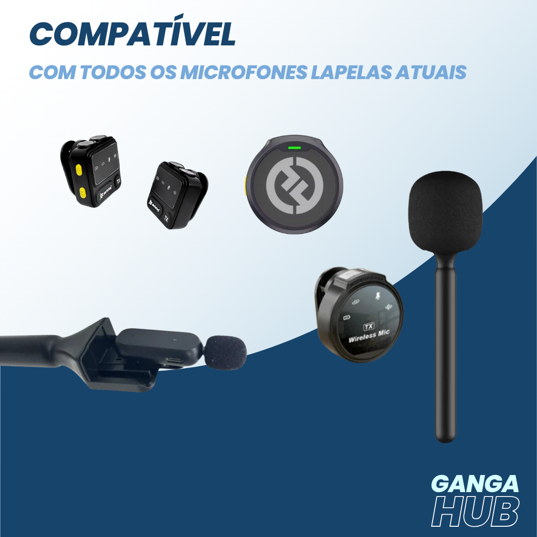 MicMaster Pro - Adaptador de Microfone para Entrevista