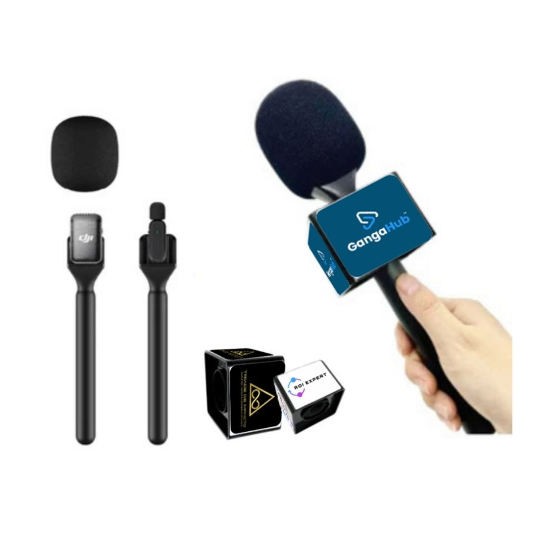 MicMaster Pro - Adaptador de Microfone para Entrevista